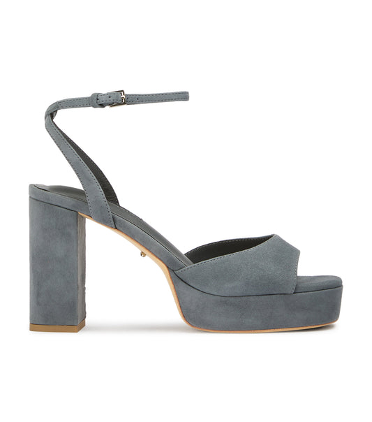 Freya Steel Suede | Tony Bianco