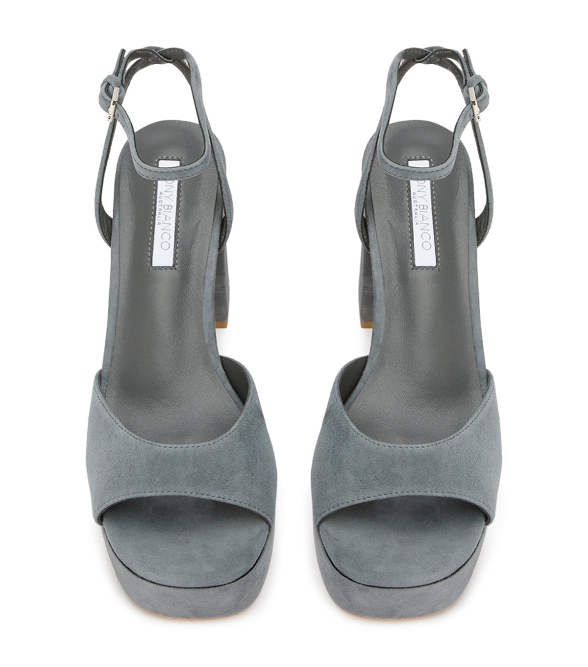 Freya Steel Suede | Tony Bianco