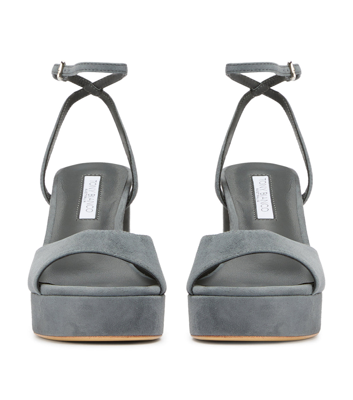 Freya Steel Suede | Tony Bianco