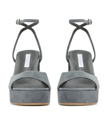 Freya Steel Suede | Tony Bianco