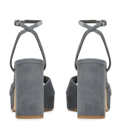 Freya Steel Suede | Tony Bianco