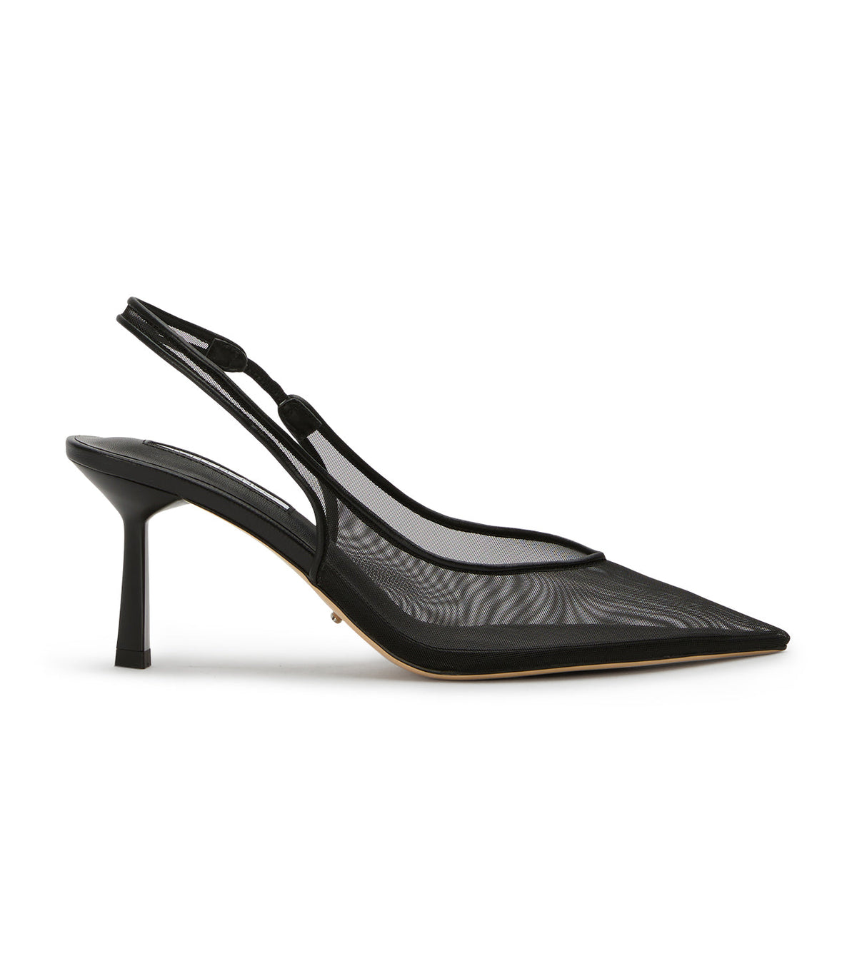 Breeze Black Nylon Heels | Tony Bianco