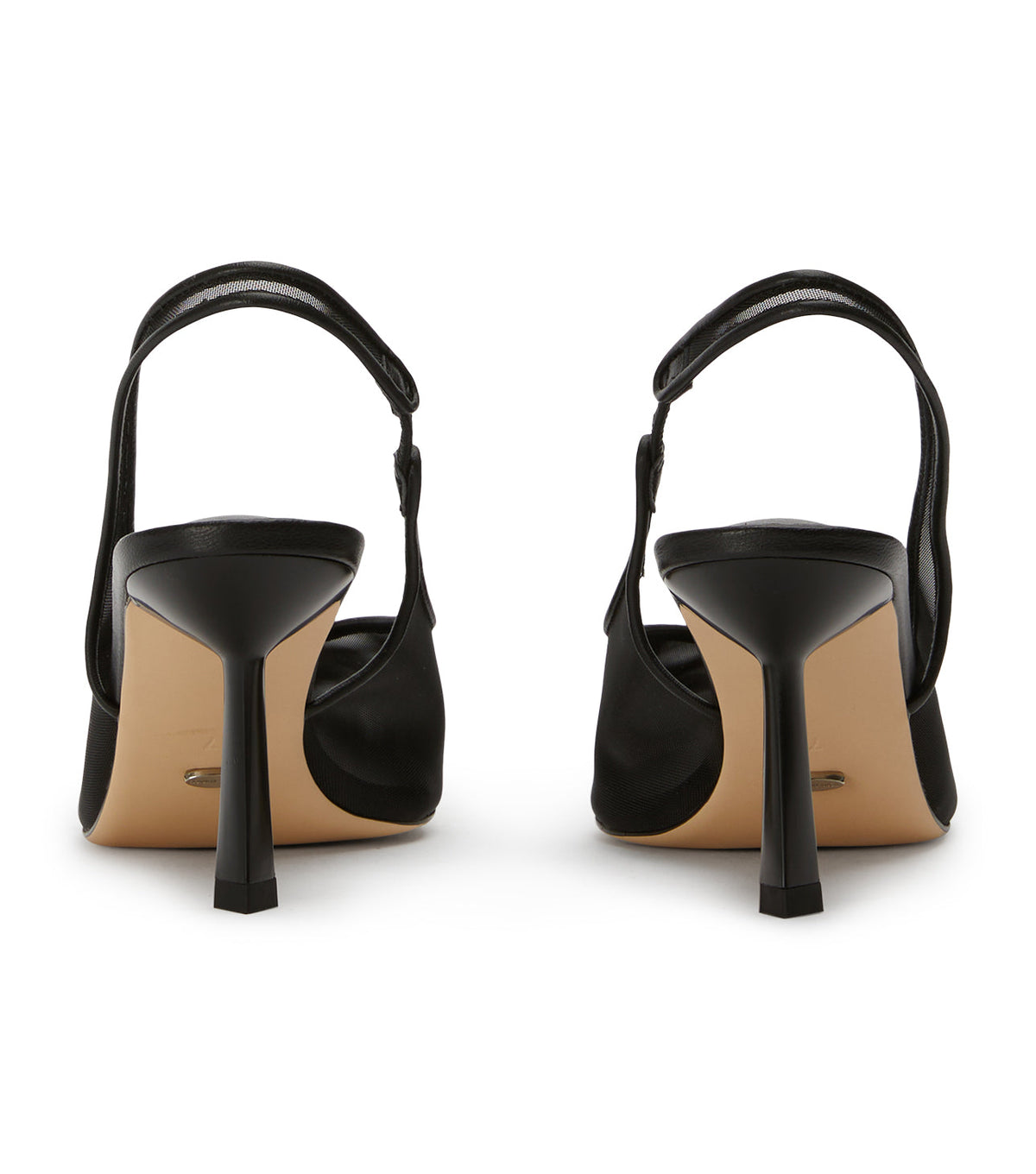 Breeze Black Nylon Heels | Tony Bianco