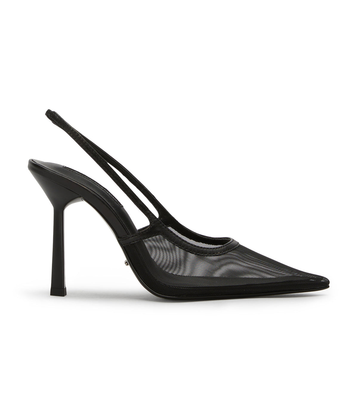 Glide Black Nylon Heels | Tony Bianco
