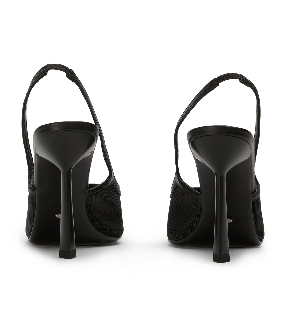 Glide Black Nylon Heels | Tony Bianco