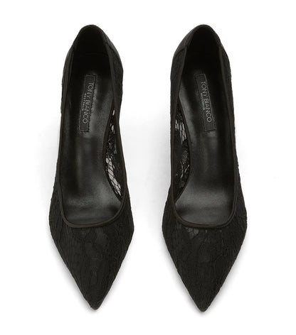 Paxos Black Brocade | Tony Bianco