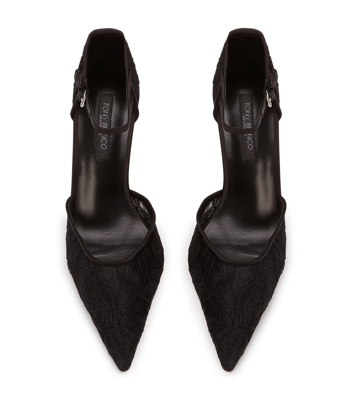 Nina Black Brocade | Tony Bianco