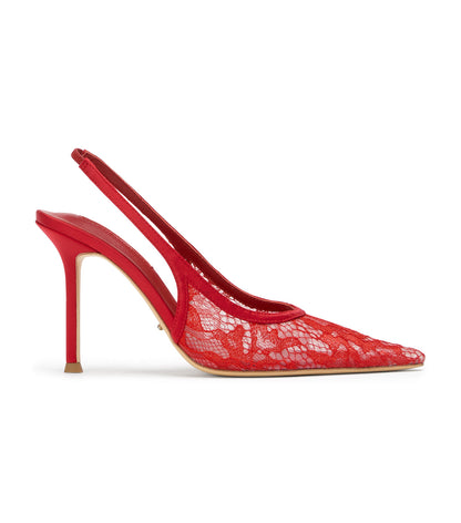 Noni Red Brocade | Tony Bianco