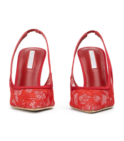 Noni Red Brocade | Tony Bianco