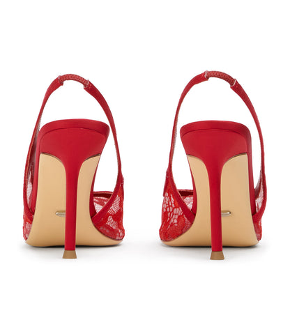 Noni Red Brocade | Tony Bianco