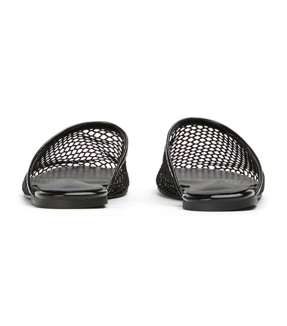 Minaj Black Mesh/Patent | Tony Bianco