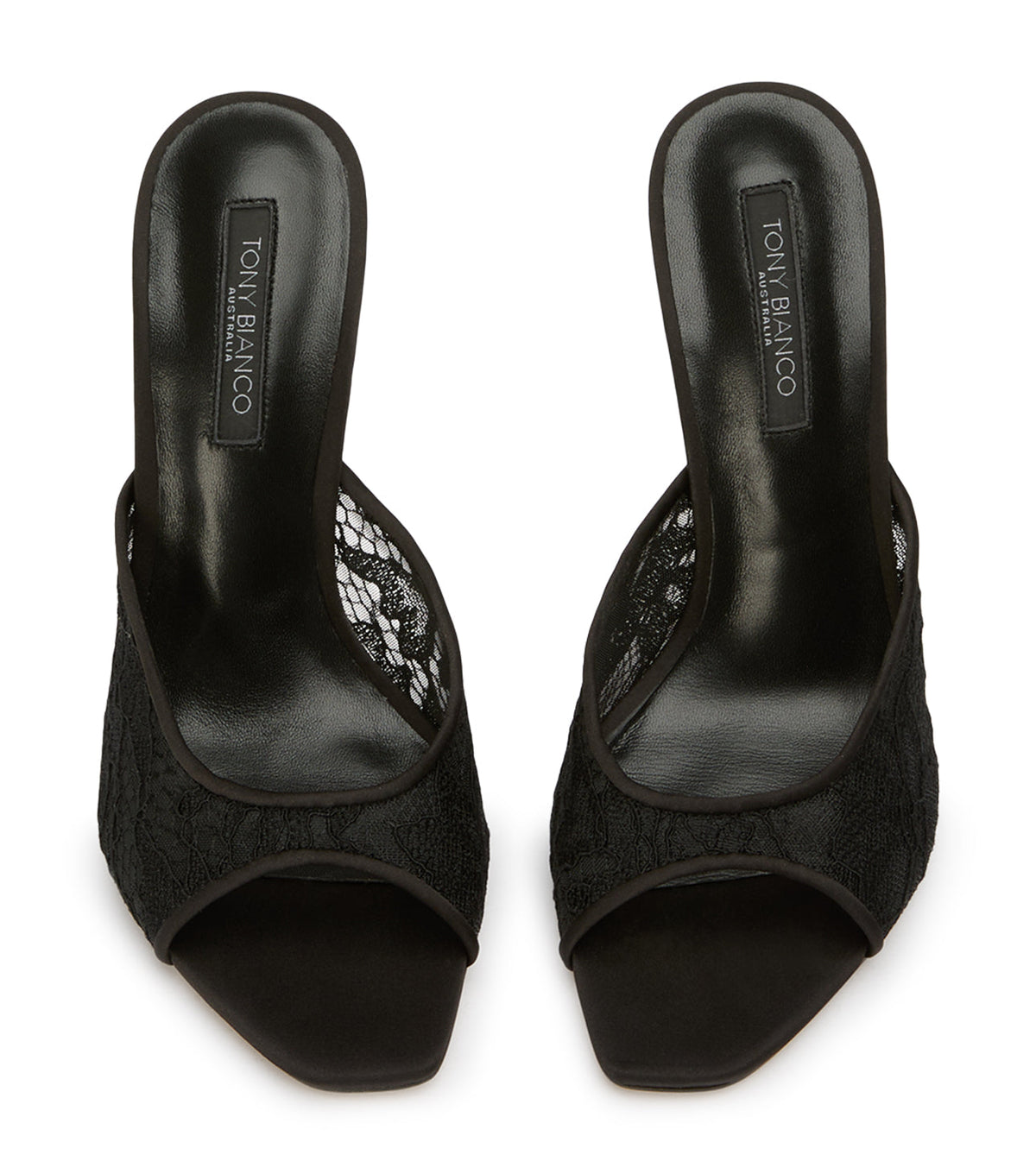 Dashing Black Brocade | Tony Bianco