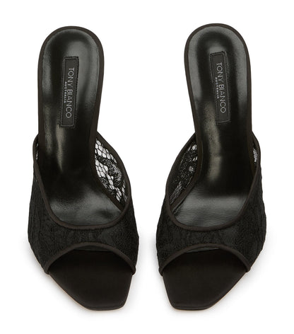 Dashing Black Brocade | Tony Bianco