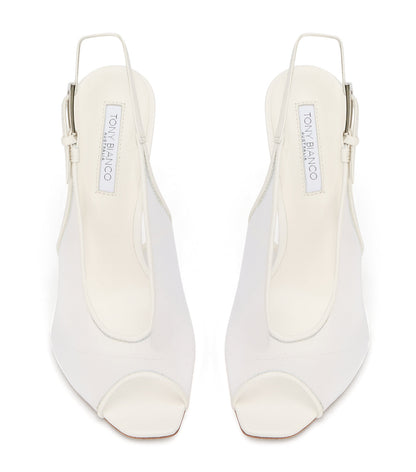 Dare White Nylon/White | Tony Bianco