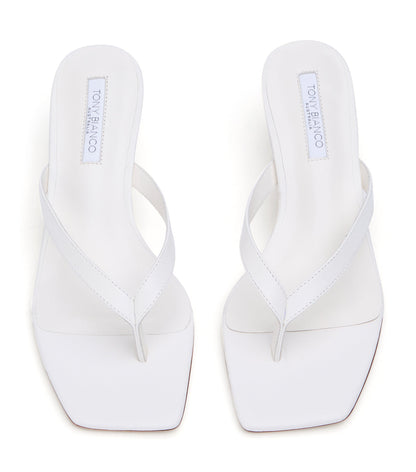 Topaz White Nappa | Tony Bianco