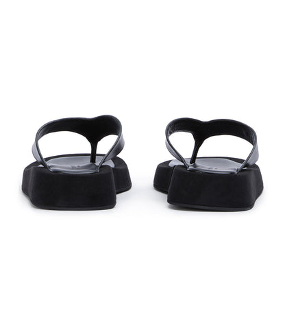 Ives Black Como Sandals | Tony Bianco