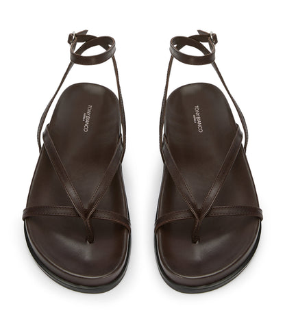 Lucie Chocolate Nappa | Tony Bianco