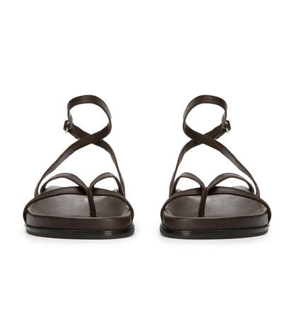 Lucie Chocolate Nappa | Tony Bianco