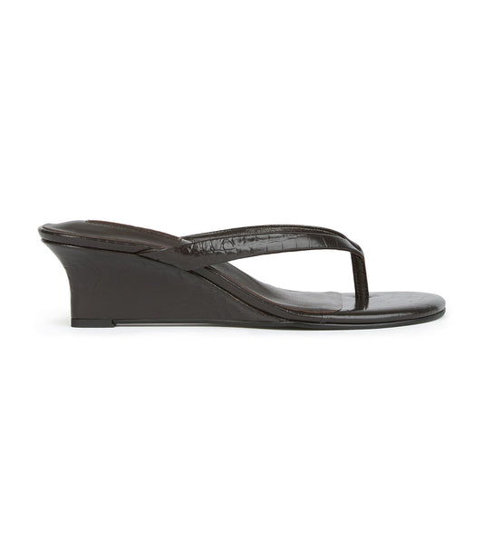 Edgy Choc Croc | Tony Bianco