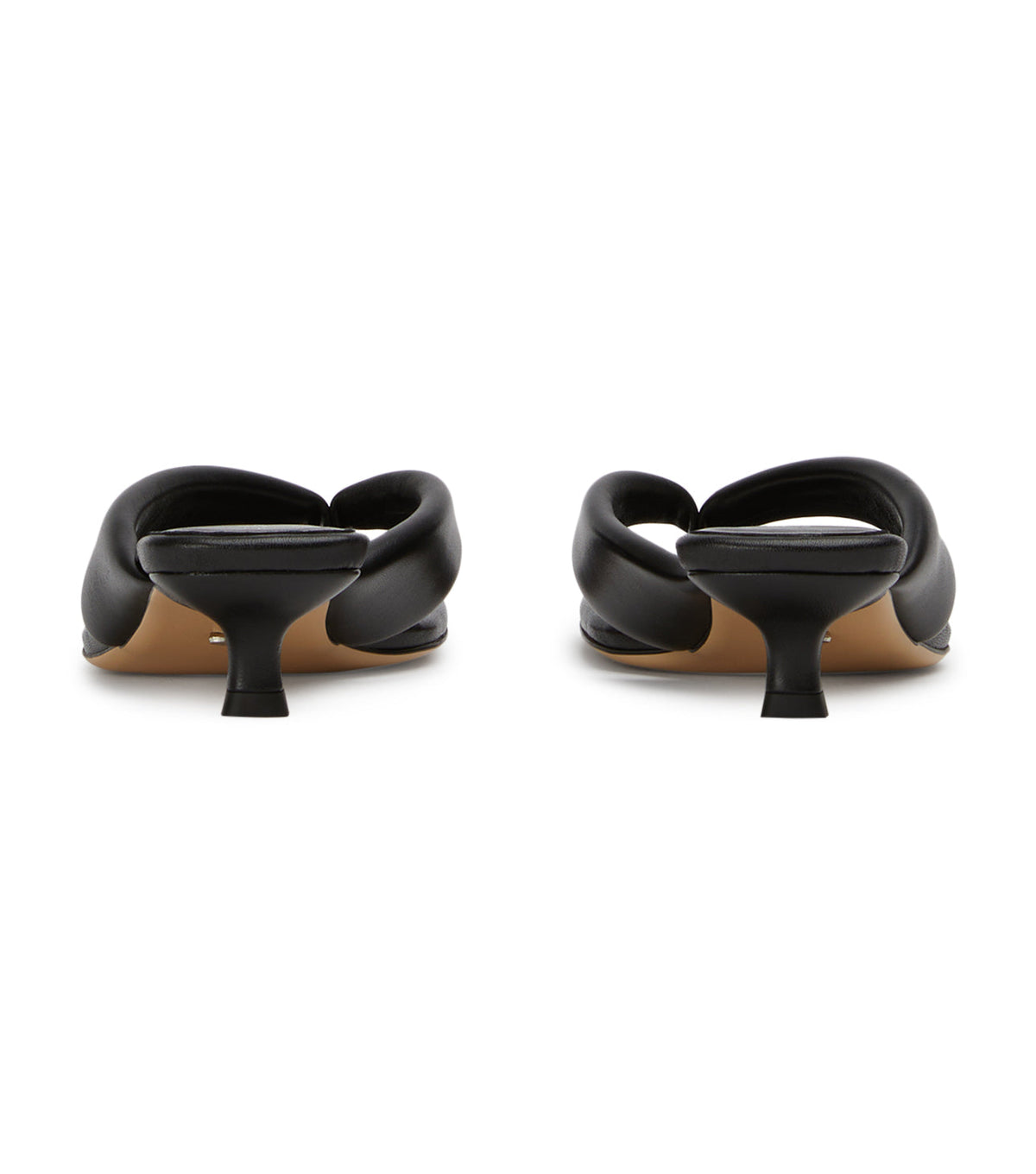 Tropic Black Nappa Heels | Tony Bianco