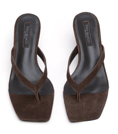 Topaz Espresso Suede | Tony Bianco