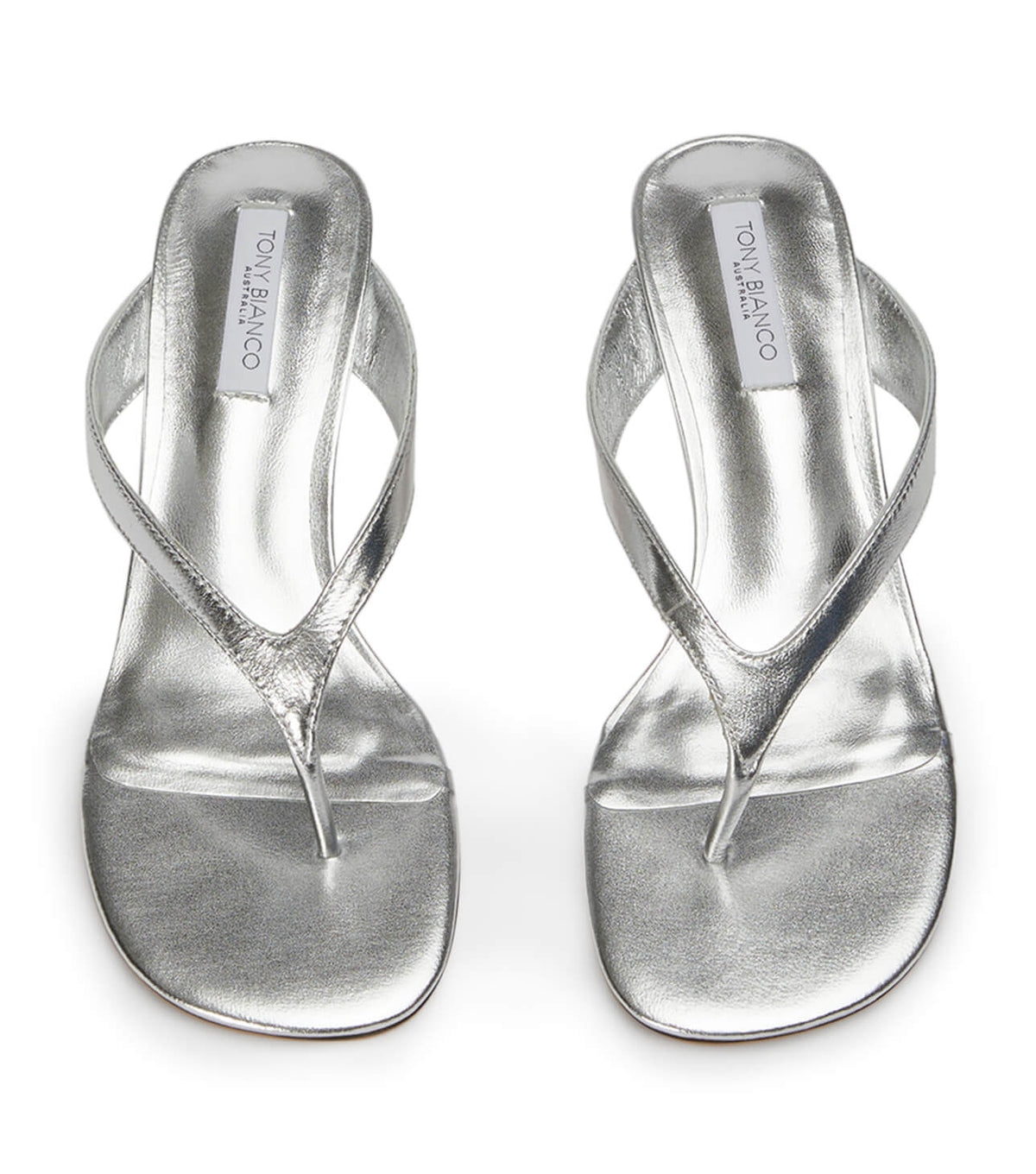 Krista Silver Nappa Metallic Heels | Tony Bianco