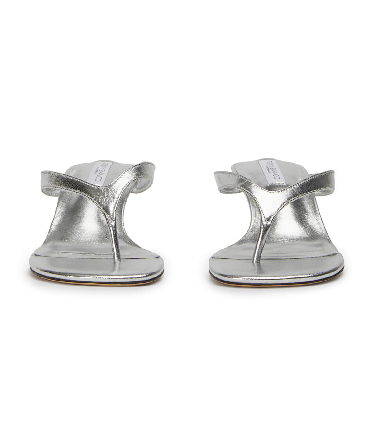Krista Silver Nappa Metallic Heels | Tony Bianco