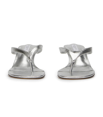 Krista Silver Nappa Metallic Heels | Tony Bianco
