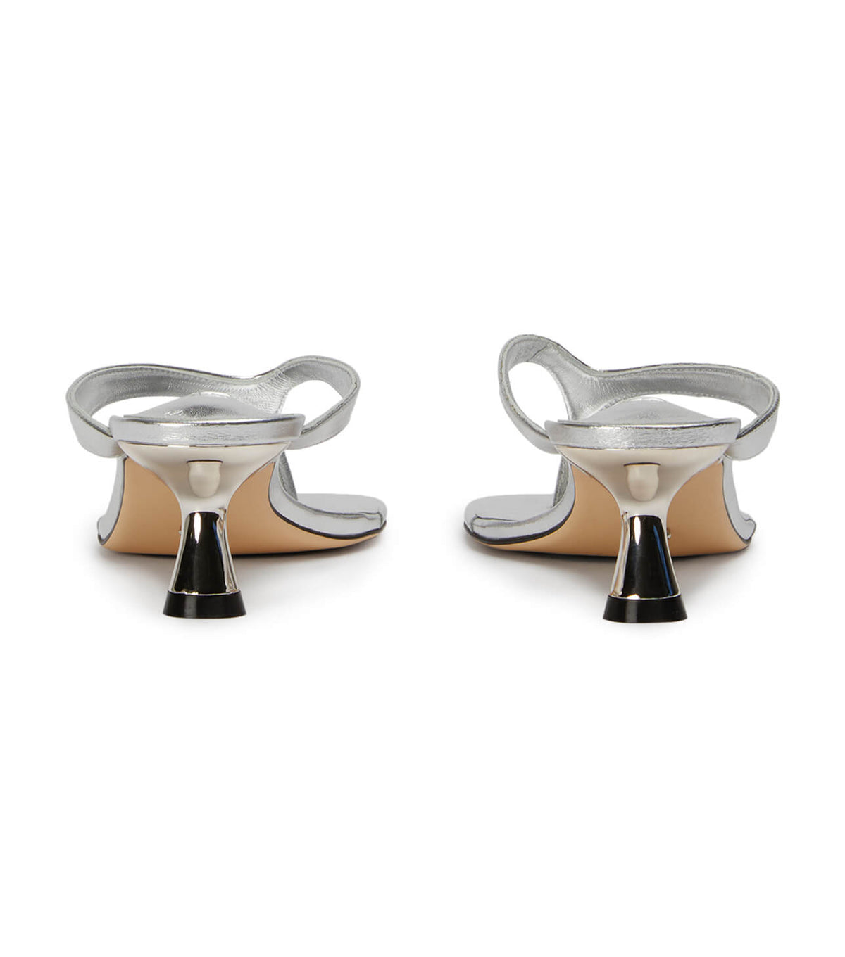 Krista Silver Nappa Metallic Heels | Tony Bianco