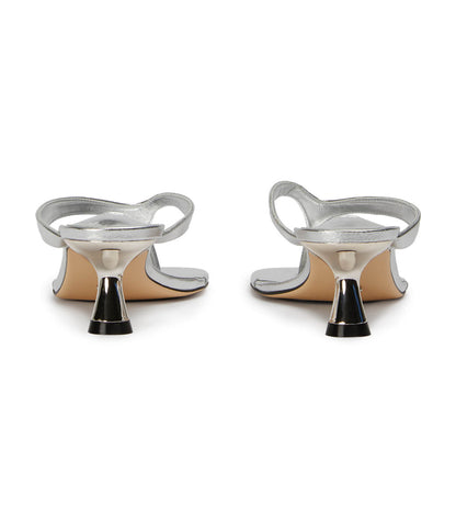 Krista Silver Nappa Metallic Heels | Tony Bianco