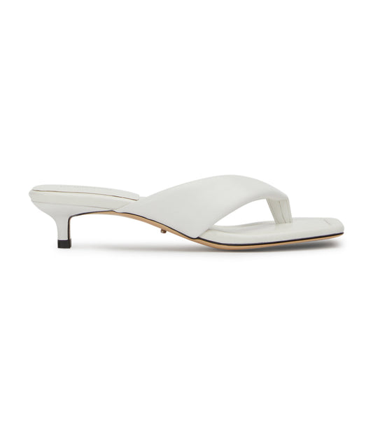 Tropic White Nappa Heels | Tony Bianco