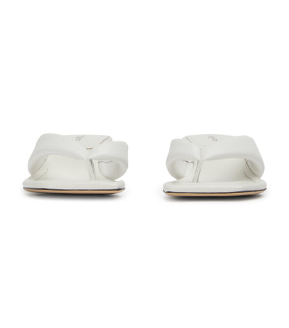 Tropic White Nappa Heels | Tony Bianco