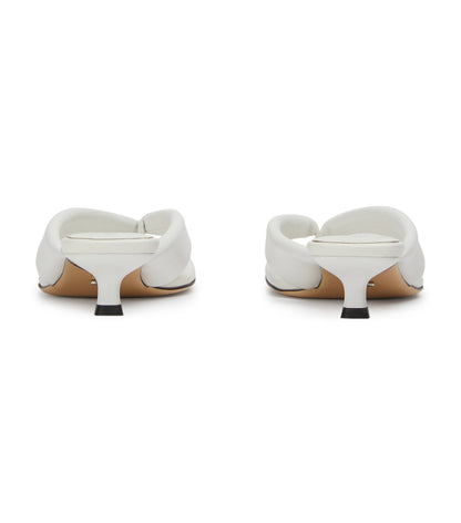 Tropic White Nappa Heels | Tony Bianco