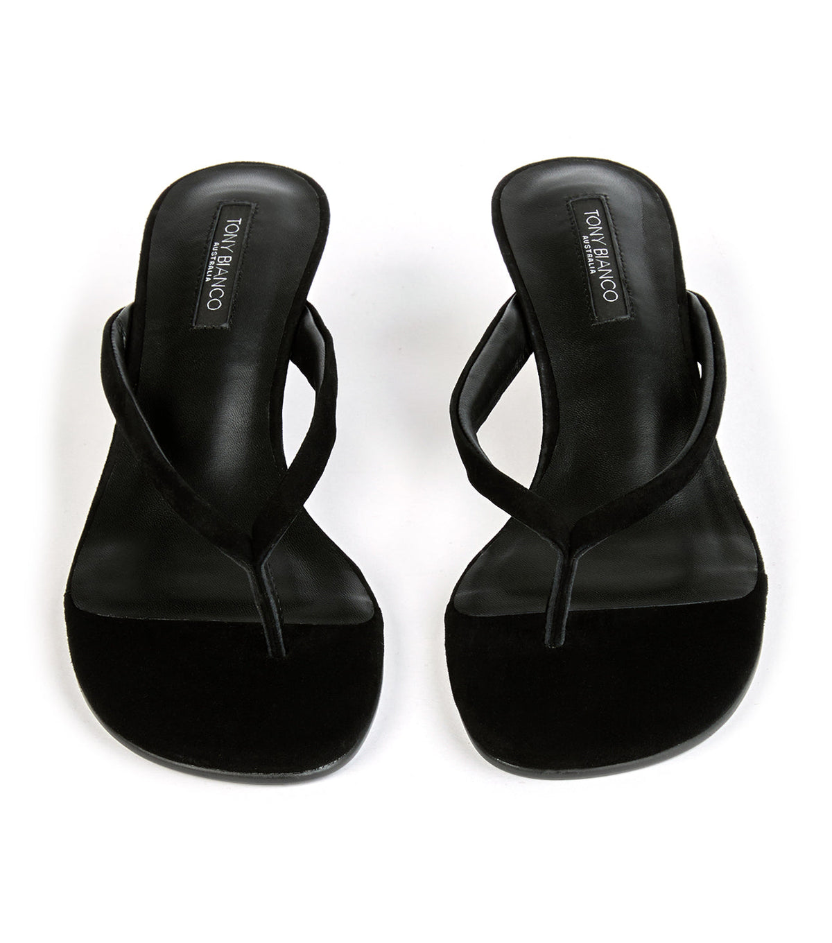 Edgy Black Suede | Tony Bianco