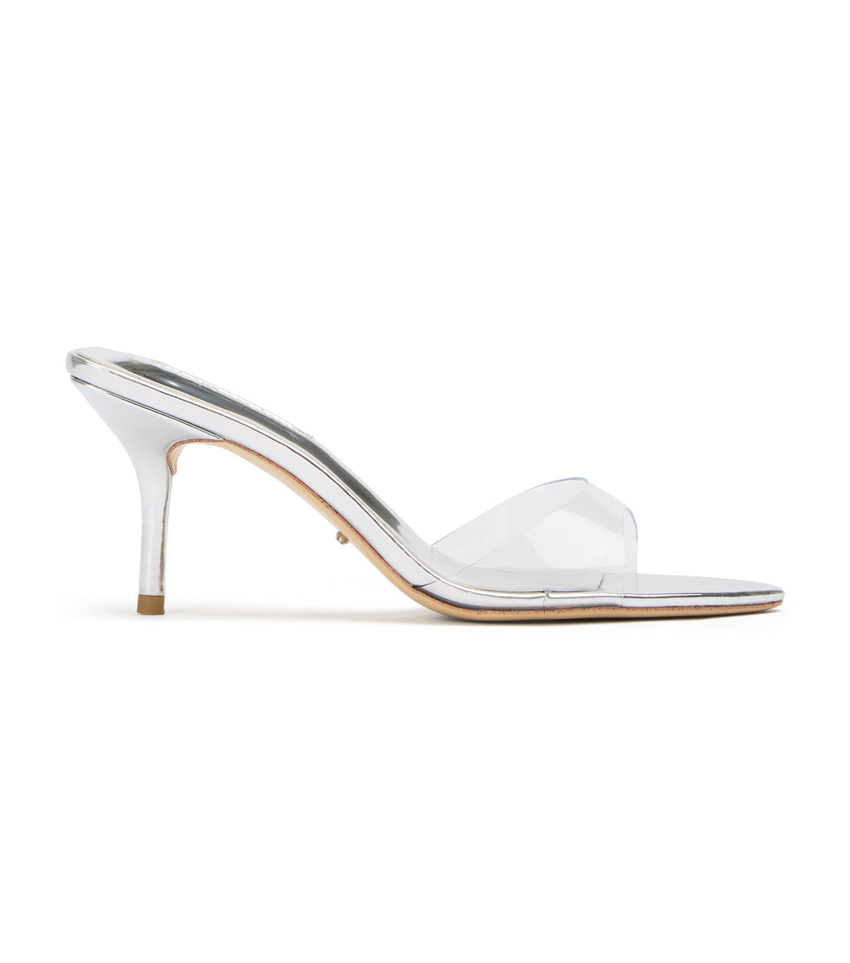 Hallie Clear Vinylite/Silver | Tony Bianco
