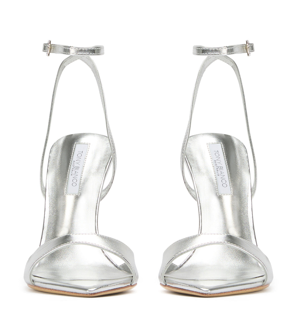 Molly Silver Nappa Metallic | Tony Bianco