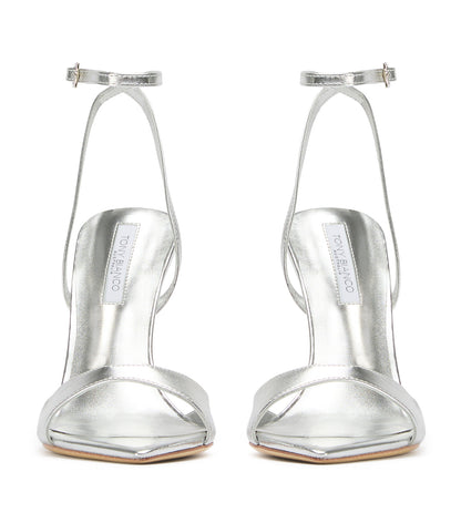 Molly Silver Nappa Metallic | Tony Bianco