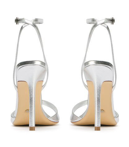 Molly Silver Nappa Metallic | Tony Bianco