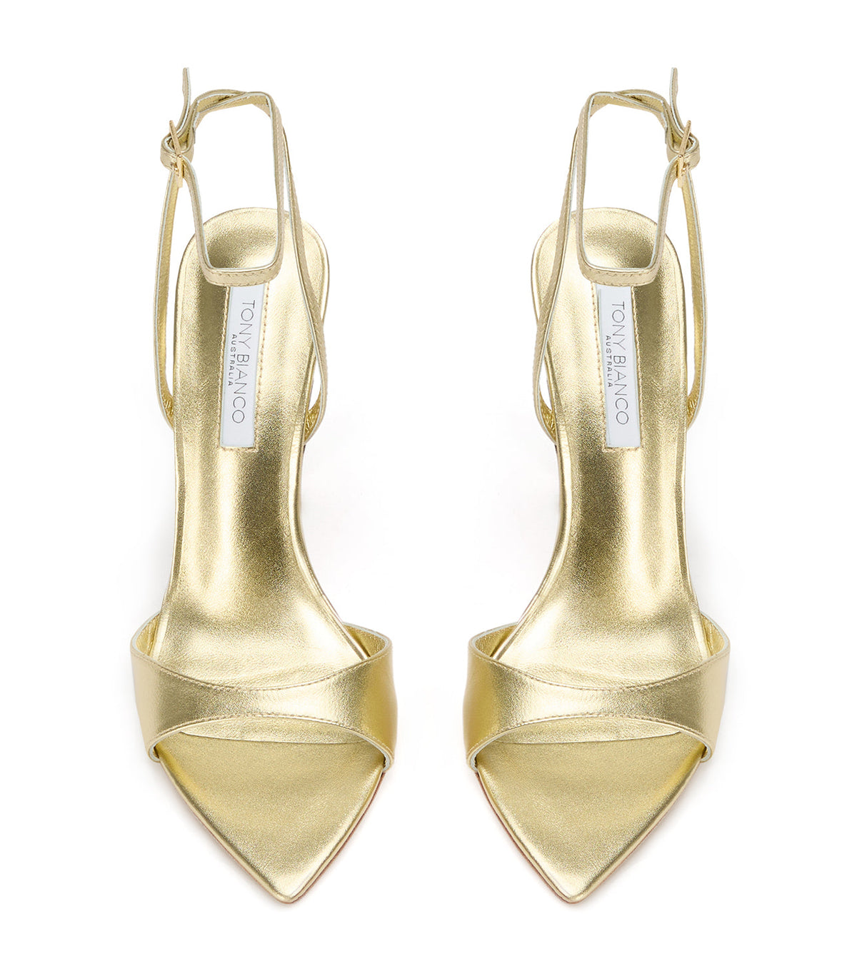 Molly Gold Nappa Metallic | Tony Bianco