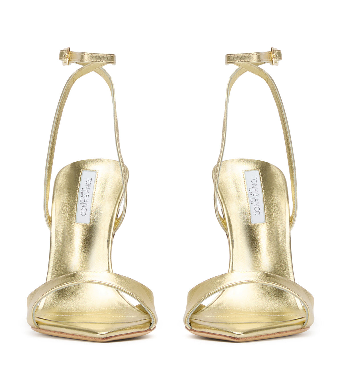 Molly Gold Nappa Metallic | Tony Bianco