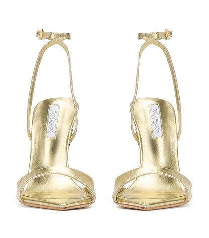 Molly Gold Nappa Metallic | Tony Bianco