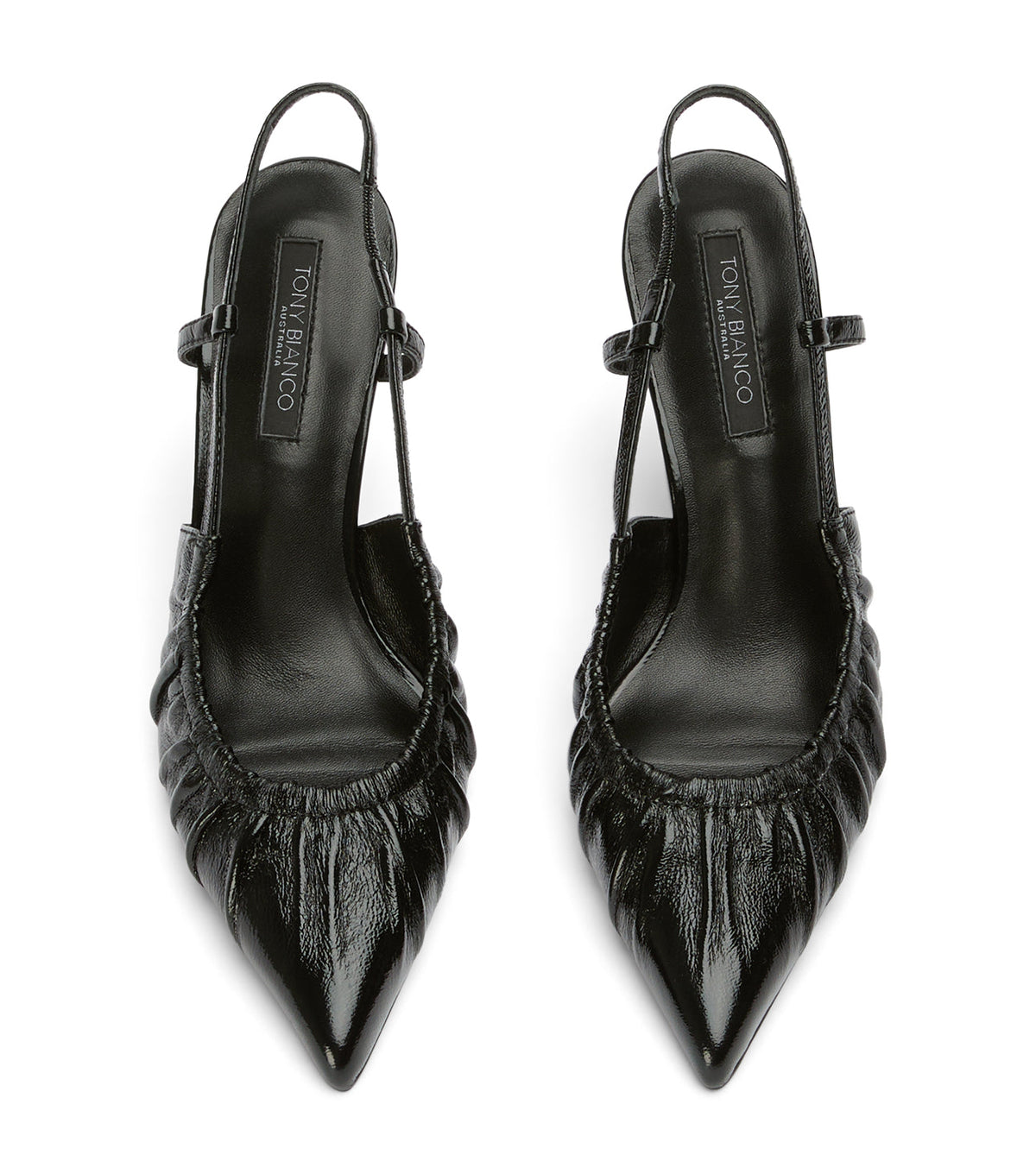 Presh Black Nappa Patent | Tony Bianco