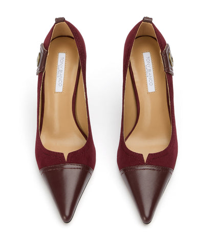 Nessa Vino Suede/Vino | Tony Bianco