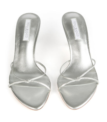 Dana Silver Nappa Metallic | Tony Bianco
