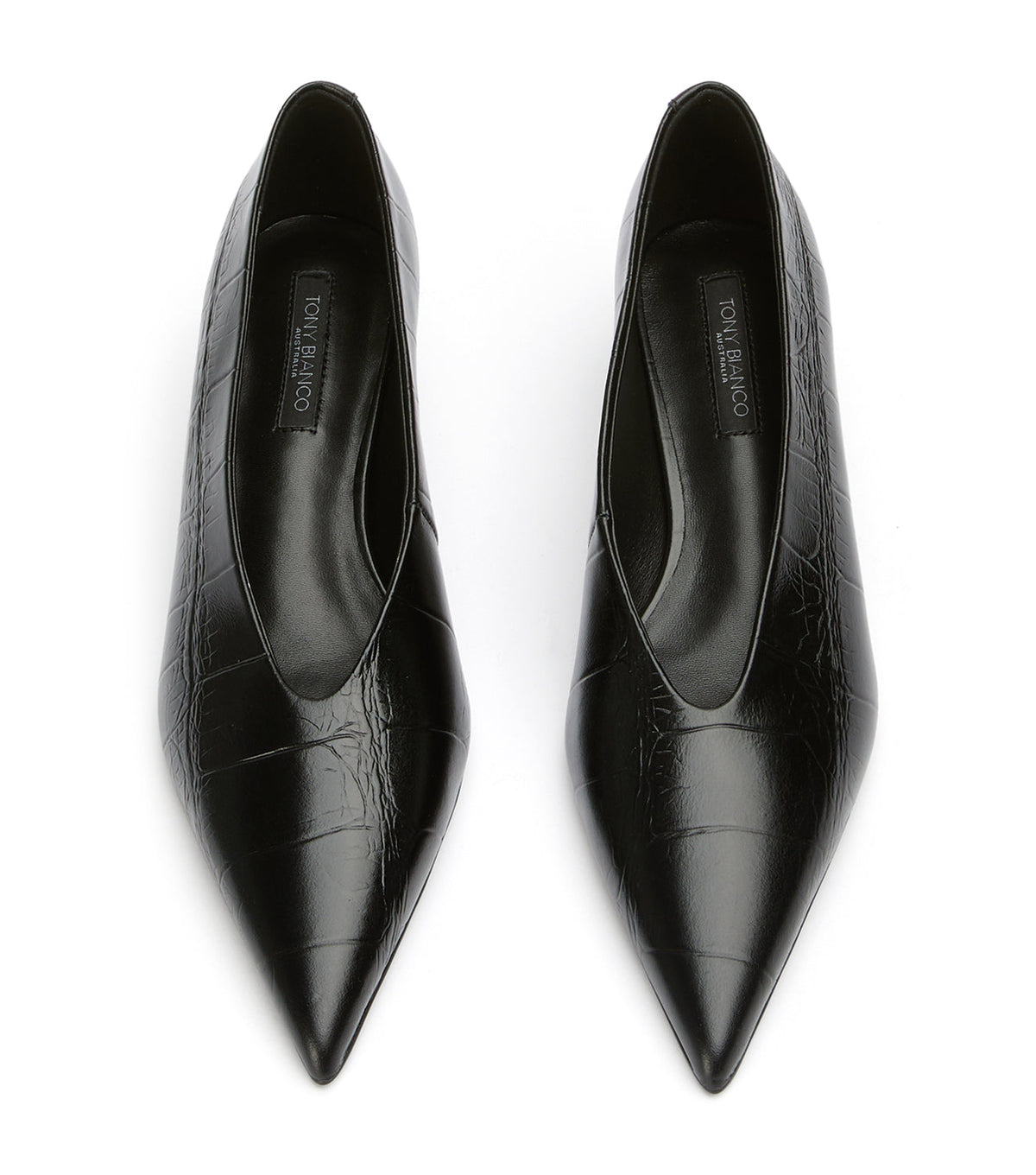 Cherry Black Croco | Tony Bianco