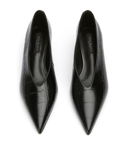 Cherry Black Croco | Tony Bianco