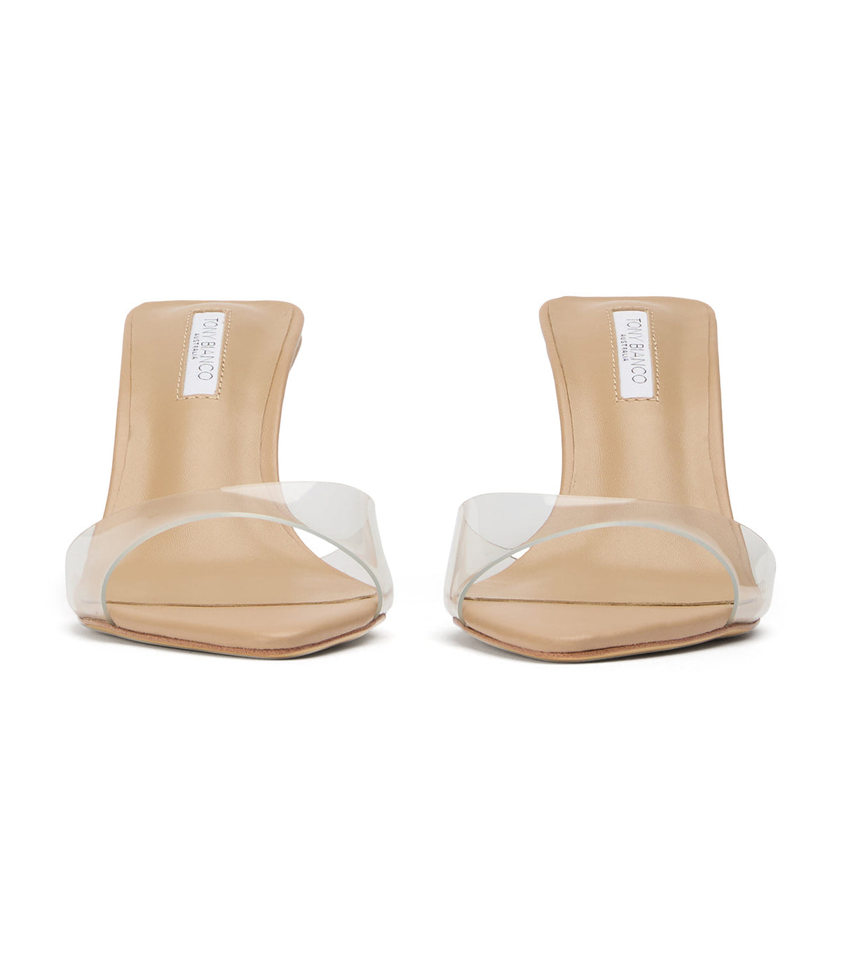 Hallie Clear Vinylite/Skin | Tony Bianco