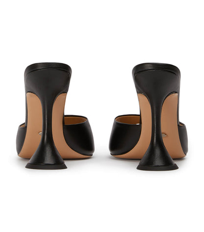 Marcel Black Nappa Heels | Tony Bianco
