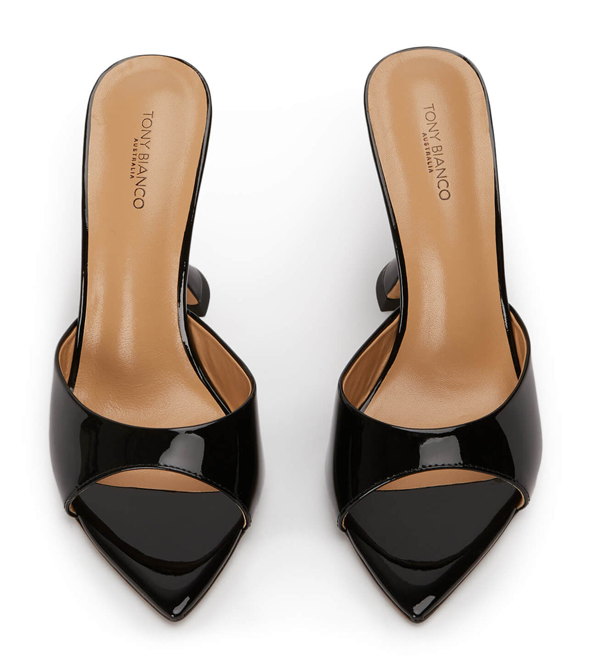 Marcel Black Patent Heels | Tony Bianco