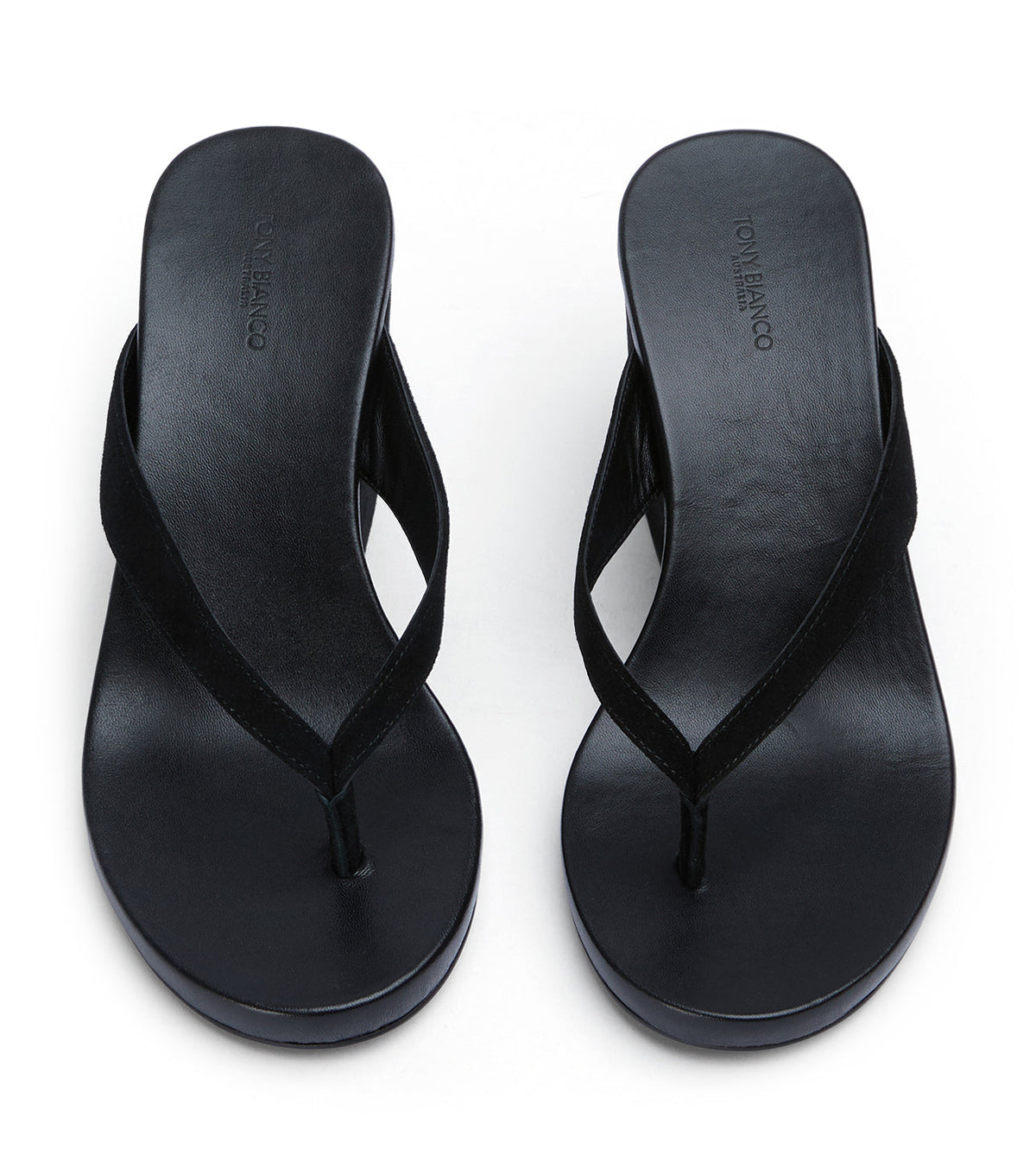 Avanti Black Suede | Tony Bianco